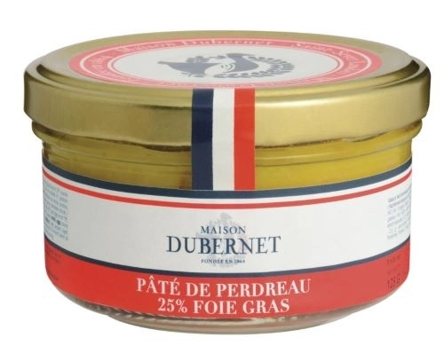 Pate de Potarniche Si Foie Gras De Rata Dubernet 125G 0